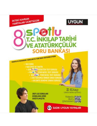 Sadık Uygun Yayınları 8.Sınıf Spotlu T.C. İnkilap Tarihi Ve Atatürkçülük Soru Bankası