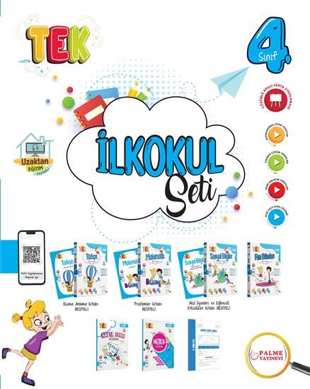 Palme Yayınevi 4.Sınıf Tek İlkokul Seti