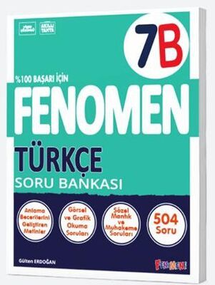 Kurmay Yayınları Fenomen Okul 7.Sınıf Türkçe 7B Soru Bankası
