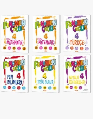 Fenomen Çocuk Yayınları 4.Sınıf Türkçe-Matematik-Fen Bilimleri-Sosyal Bilgiler-Haftalık Ödev Fasikülleri Set (Son Baskı)