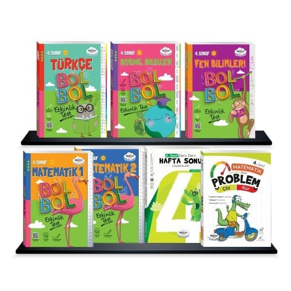 Öğretmen Evde 4.Sınıf Süper İdeal Set-7 Kitap