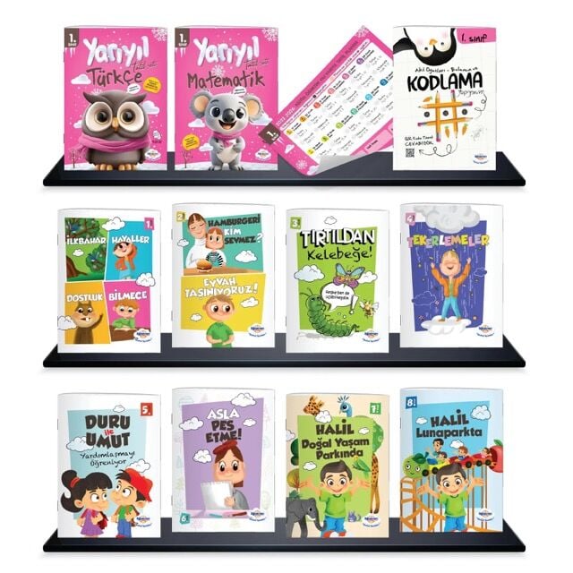 Öğretmen Evde 1.Sınıf Yarıyıl Tatil Kitabı Seti (2025-2026) Yeni Basım