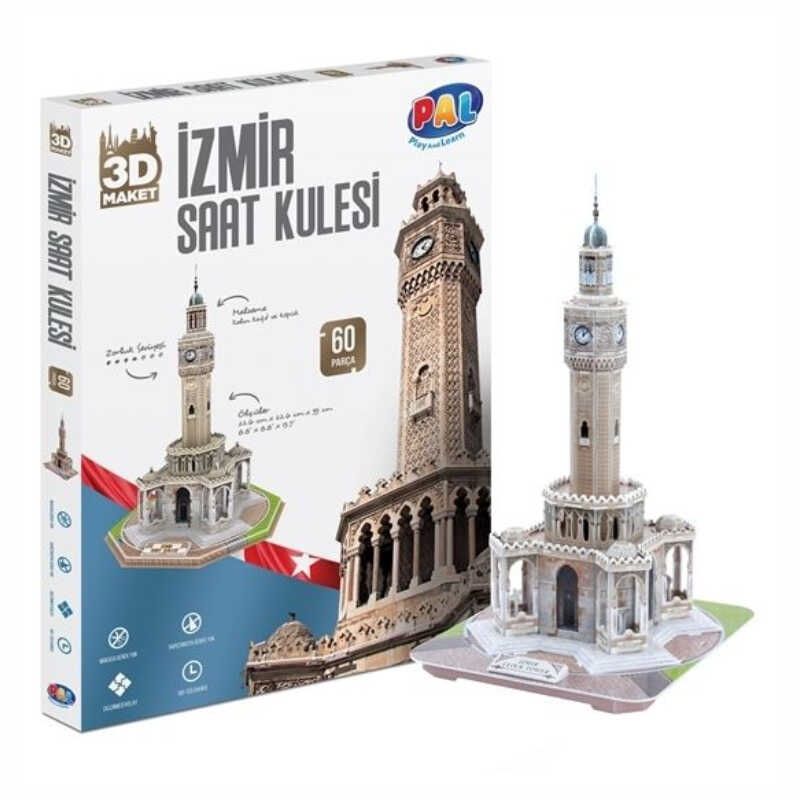 İzmir Saat Kulesi 3D Maket Puzzle