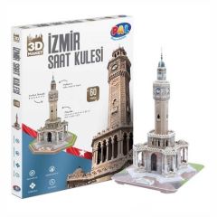 İzmir Saat Kulesi 3D Maket Puzzle